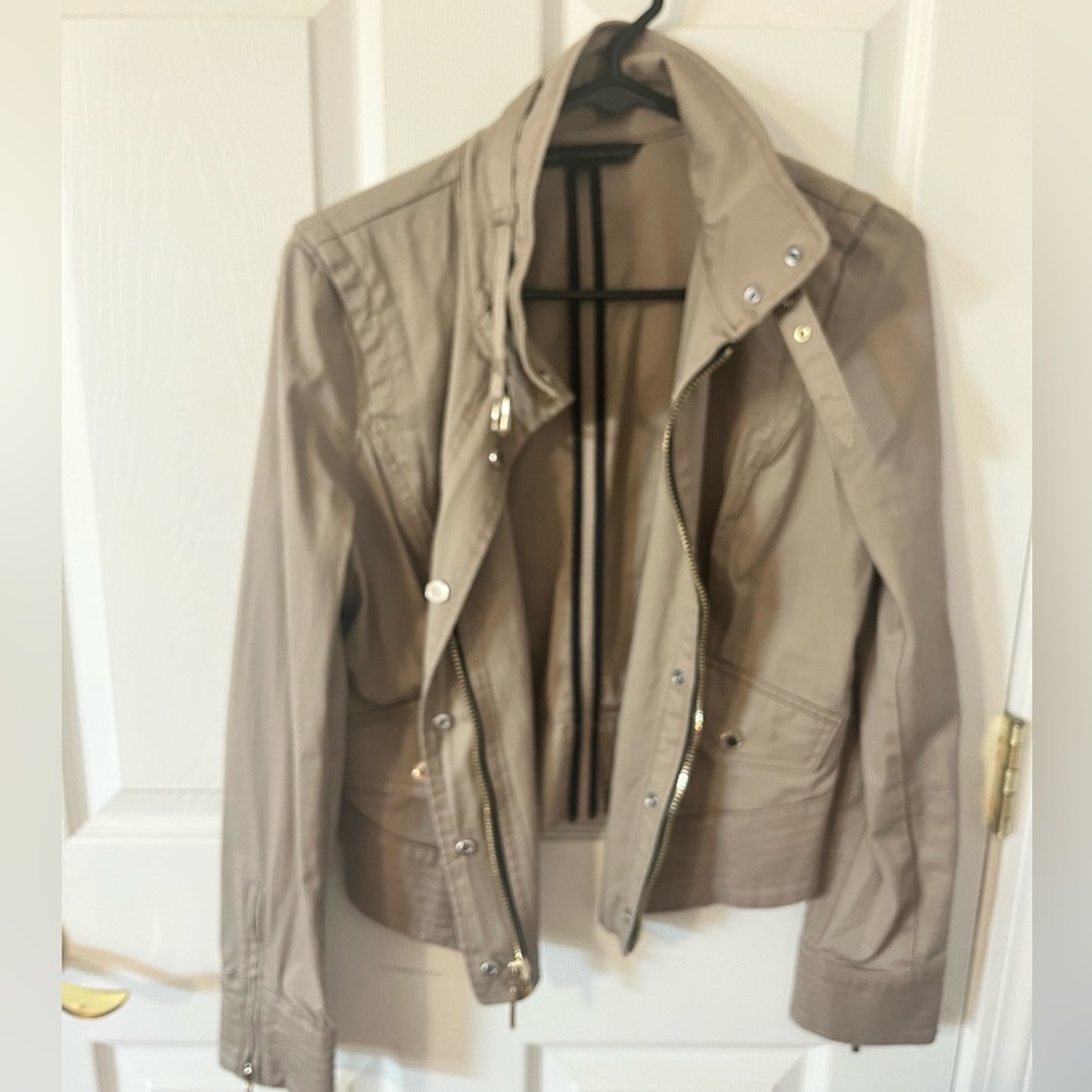 White House Black Market Tan Outerwear